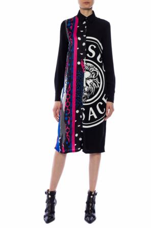 Patterned dress with long sleeves, zdjęcie 2 Patterned dress with long sleeves od Versace Versus